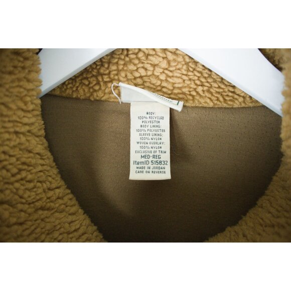 L.L. Bean Sherpa Fleece Deep Pile Jacket 515832 Medium - Picture 7 of 8